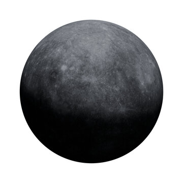 Dead Gray World isolated 3D render