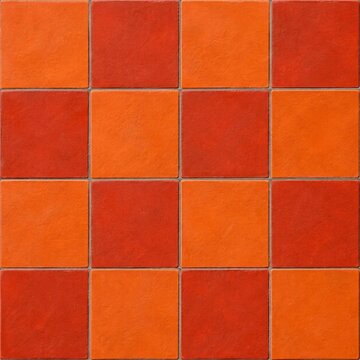 Orange terracotta tile pattern