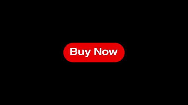 Red call-to-action button with buy now text on black background