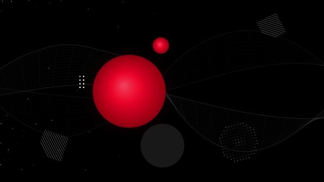 Abstract Neo Constructivist Kinetic Grid Seamless Motion Loop 4K