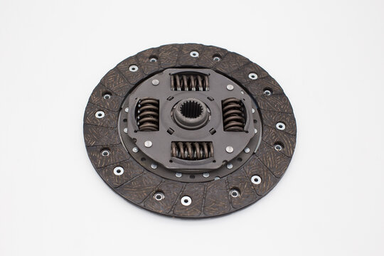 Clutch disc on a white background.