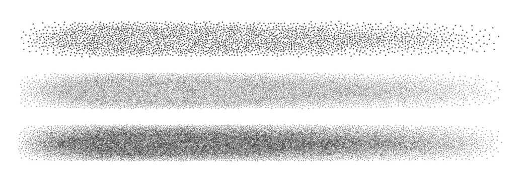 Dot noise stripe pattern, grain stipple gradient lines