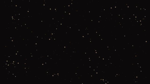 Shimmering luxury champagne gold glitter particles falling vertically, formal awards gala event video loop.