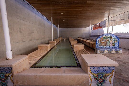 Historic public washhouse in Abanilla, Region of Murcia (Spain)