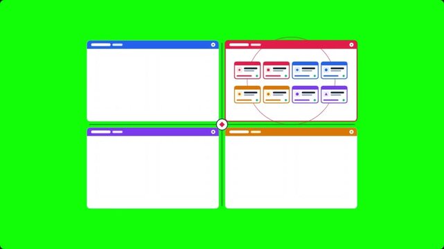 Animated Software Dashboard Interface Presentation