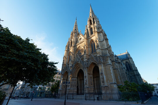 The Sainte-Clotilde Basilica, Paris , France.