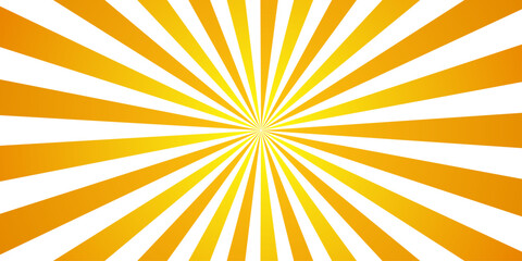Obraz premium Intense yellow and orange sunburst with sharp radiating beams and contrast, creating a bold starburst effect dynamic backgrounds and energetic visual layouts