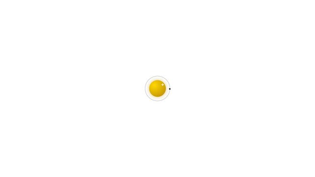 A single yellow lemon spinning slowly against a clean white background.