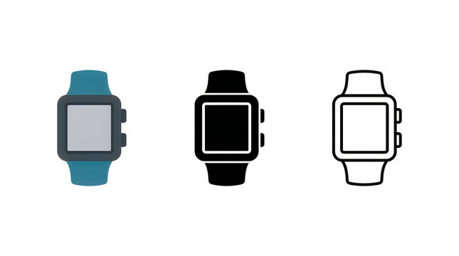 Three apple watch styles with different bands