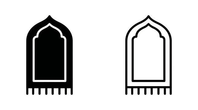 Islamic architecture window design with pointed arch