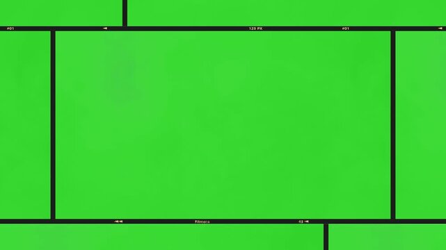 blank board on green wall