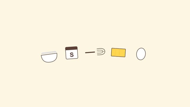 Minimalist Animation of a Chocolate Cake Slice with a Cherry for National Dessert Month Promotion