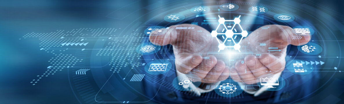 Microscopic engineering precision. Molecular material fabrication. Advanced scientific research. Atomic structural design. Scientist hands hold Nanotechnology samples, viewing structures.