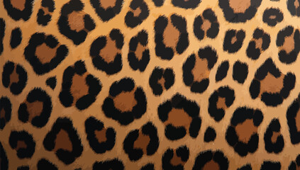 Seamless pattern texture featuring a stylized brown and black leopard print © Nusrat