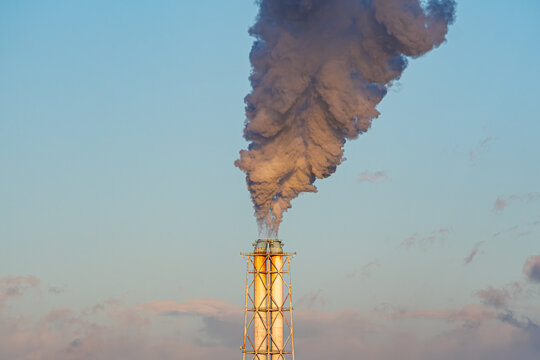 smoke from the chimney