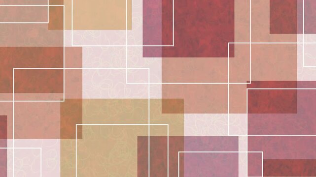 Geometric Pattern with Overlapping Squares 4K