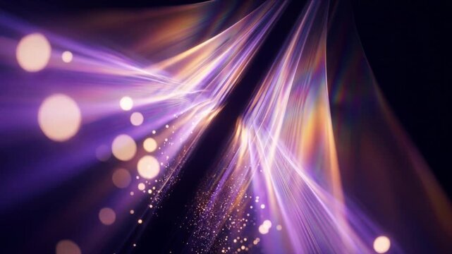 電磁波面と光子フレアが上昇噴出し平衡状態を保つ光学科学CG背景