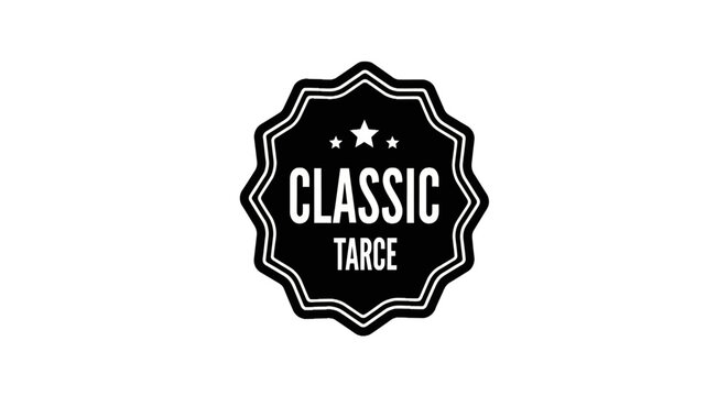 Classic Tarce Logo Emblem Design.