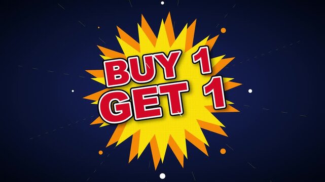 Buy Get Special Offer Promotional Animation