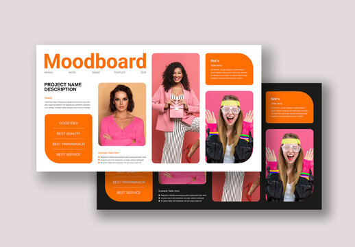 Mnimal Mood Board Template