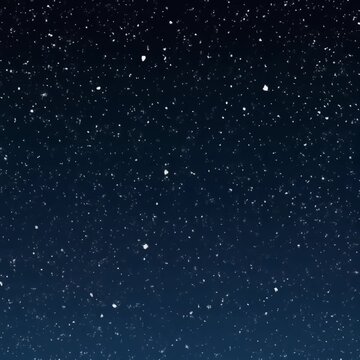 Stunning night sky filled with countless bright stars in the deep blue darkness of space.