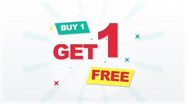 Buy Get Free Promotional Sale Motion Graphic