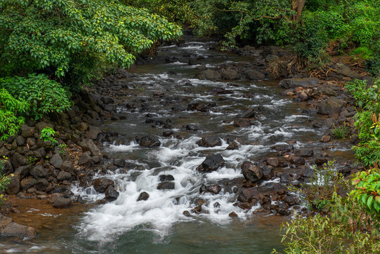 Koltembhe or Baahubali Waterfall, A massive, roaring, spectacular seasonal waterfall, Bhandardara, Maharashtra, India