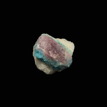 Unheated raw Paraiba tourmaline rough stone from Paraiba, Brazil
