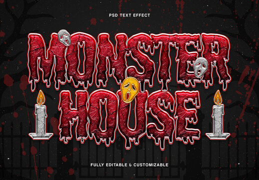 Blood Halloween Horror Text Effect