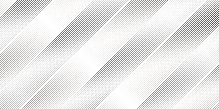 abstract black and white gradient stripe diagonal curves thin fabric textile line. vector oblique line transparent wavy fabric web geometric pattern technology texture design.