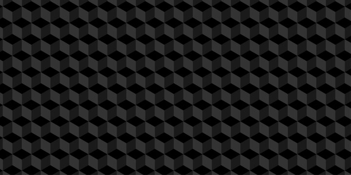 abstract square black grid tiles wall cubic square shape diamond contour texture. cube geometric wall and floor diamond hexagon triangle wallpaper background.