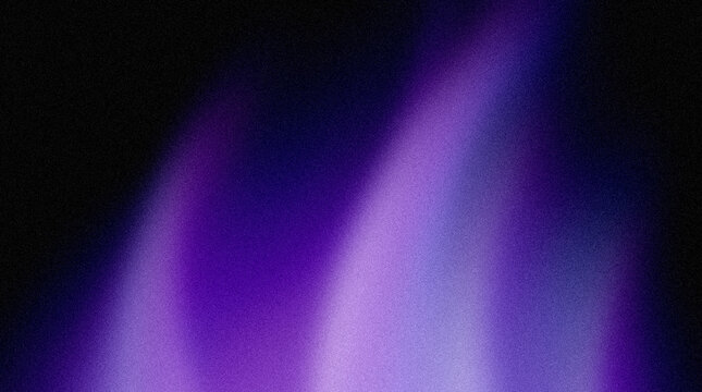 Purple abstract light leak background, violet glowing energy waves on black, ethereal neon smoke texture for cinematic overlays and creative design