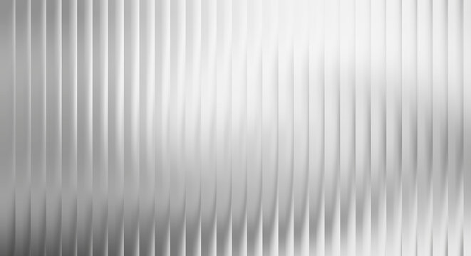 Vertical silver metallic ribbed texture with soft gradient lighting