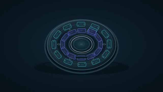 Automated financial reconciliation animation showing transaction records matching, mismatch verification, settlement processing and clearing operations in a seamless loop.