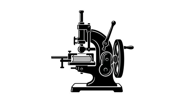 Vintage book corner rounding machine for professional bookbinding production
