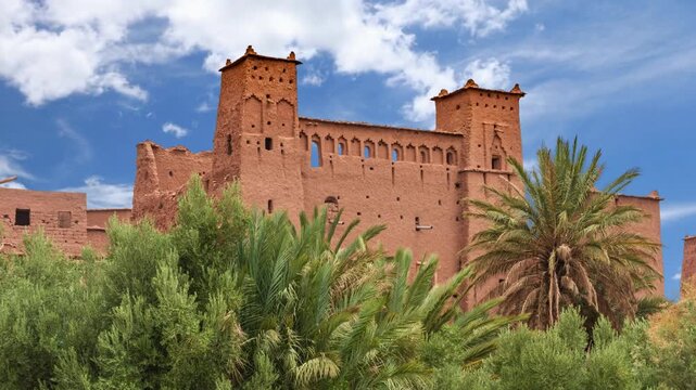 Ait Ben Haddou Ancient Clay Village in Ouarzazate, Morocco
Ait Ben Haddou Ksar Kasbah in the Moroccan Desert Landscape
Ait Ben Haddou Unesco World Heritage Site