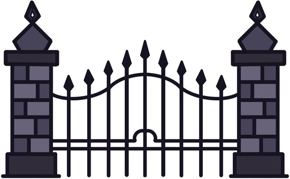 wrought iron gate
