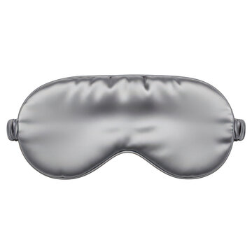 Soft satin sleep mask for comfortable rest, blocking light for better sleep during travel or at home.