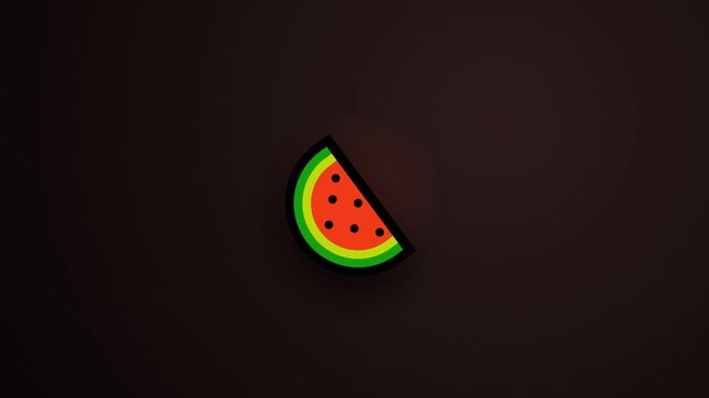 watermelon illustration video