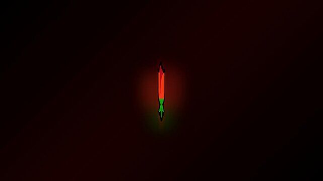 illustration video of a red rose