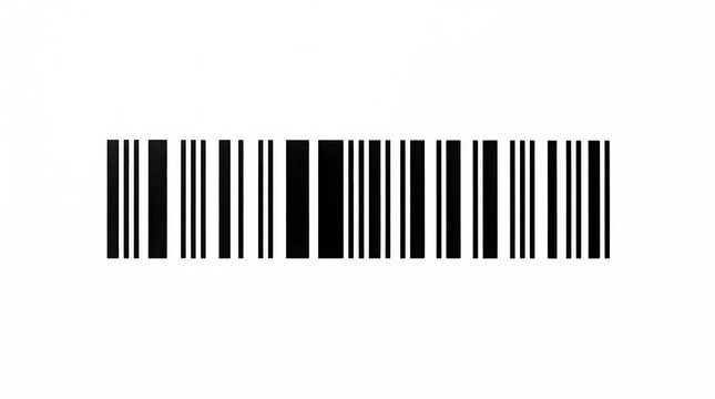  Close-up of a standard retail product barcode label on a clean white background