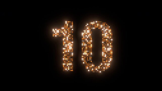 golden 10th happy birthday anniversary text