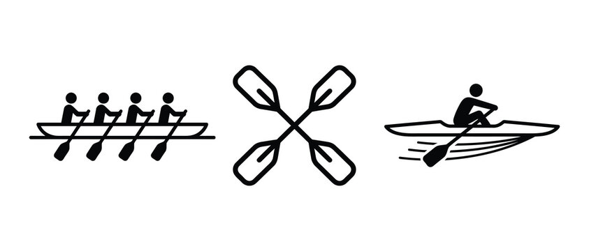 rowing team paddling canoeing and kayaking activities for sports and outdoor recreation