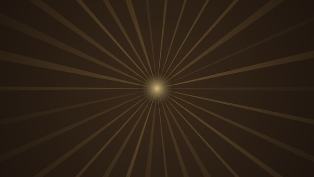 Brown sunburst pattern with radiating lines from a central point, creating a vintage comic book style effect on a dark background