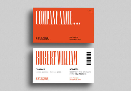 Business Card Template