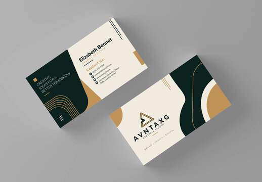 Creative Business Card Template Layout