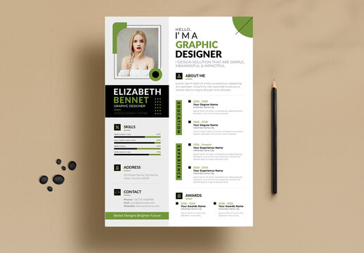 Creative Resume Template Layout