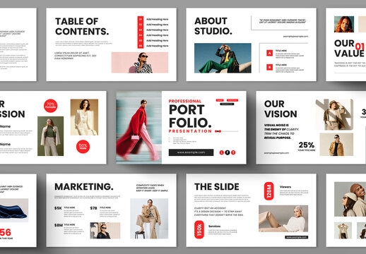 Portfolio Presentation Layout