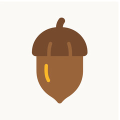 Brown acorn icon © petri