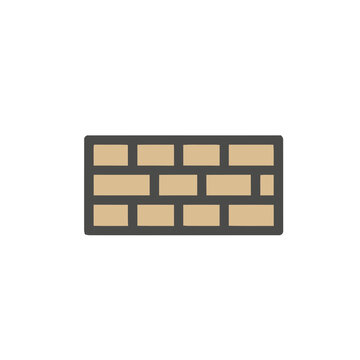 Brick wall icon